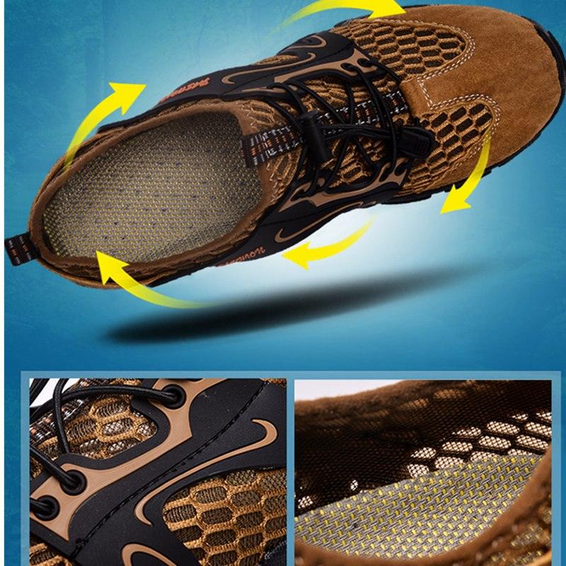 Unisex Mesh Hiking Water Shoes – Quick-Dry Breathable Sport Sneakers