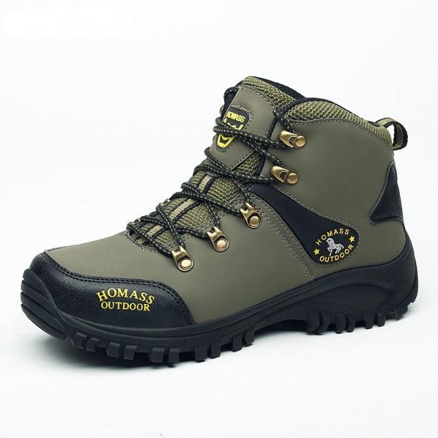 Men’s Waterproof Hiking Boots – Breathable Winter Tactical Shoes