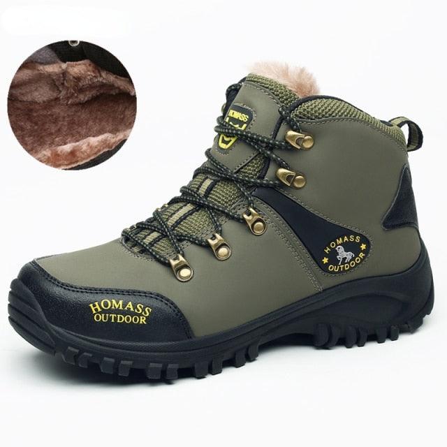 Men’s Waterproof Hiking Boots – Breathable Winter Tactical Shoes