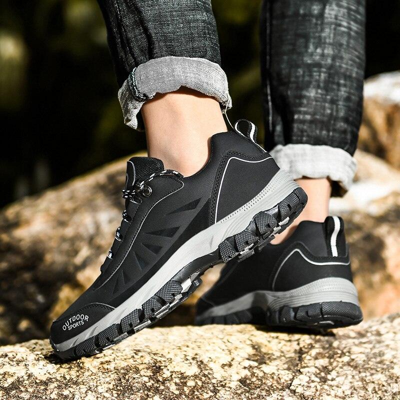 Men’s Waterproof Hiking Boots – Non-Slip Ankle Outdoor Shoes