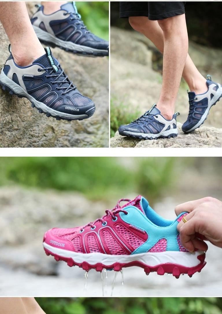 Men’s Waterproof Hiking Shoes – Breathable Lightweight Outdoor Trainers