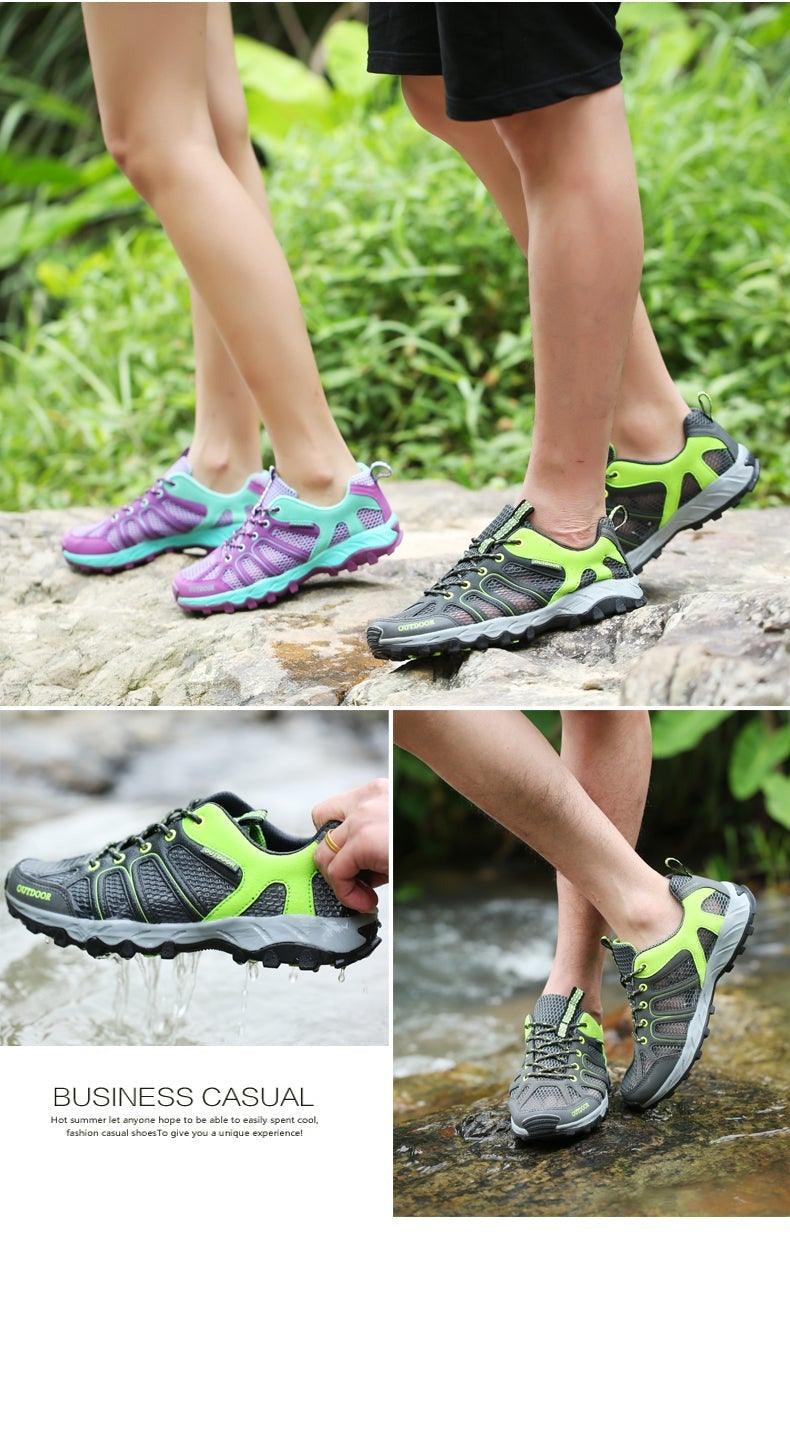 Men’s Waterproof Hiking Shoes – Breathable Lightweight Outdoor Trainers