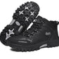 Men’s Waterproof Snow Hiking Boots – Non-Slip Winter Ankle Shoes