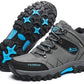 Men’s Waterproof Snow Hiking Boots – Non-Slip Winter Ankle Shoes