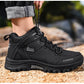 Men’s Waterproof Snow Hiking Boots – Non-Slip Winter Ankle Shoes