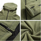 Lightweight Tactical Fleece Jacket – Hooded Outdoor Thermal Coat