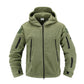 Lightweight Tactical Fleece Jacket – Hooded Outdoor Thermal Coat