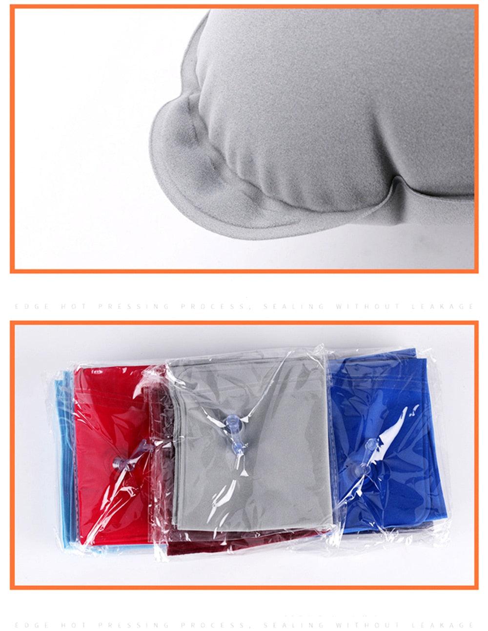 Portable Ultralight Inflatable Air Pillow – Camping & Travel Sleep Cushion