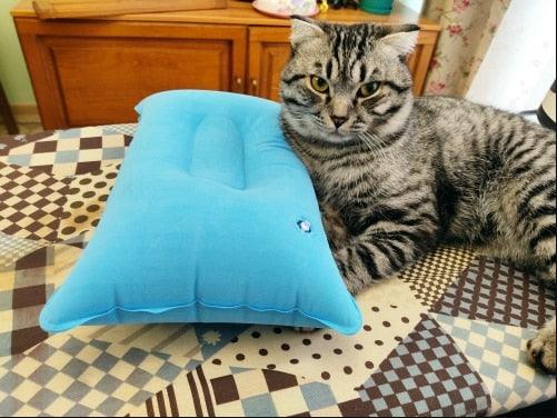 Portable Ultralight Inflatable Air Pillow – Camping & Travel Sleep Cushion