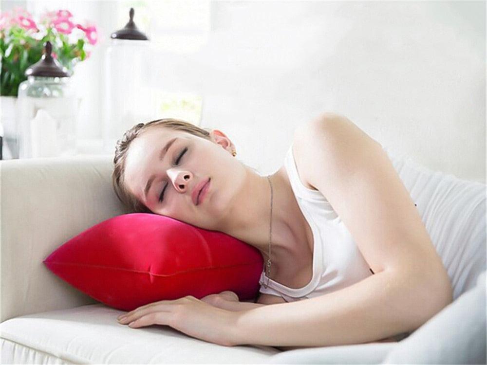 Portable Ultralight Inflatable Air Pillow – Camping & Travel Sleep Cushion
