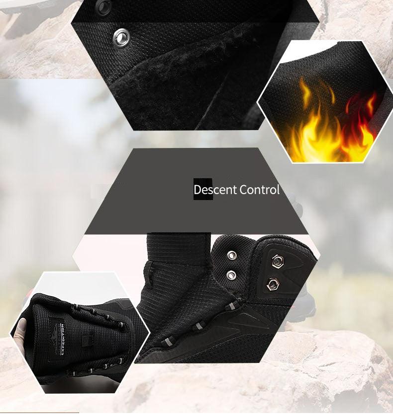 Men’s Camouflage Hiking Shoes – Breathable Non-Slip Outdoor Sneakers