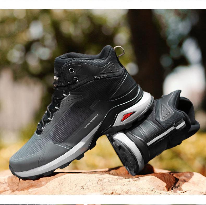 Men’s Camouflage Hiking Shoes – Breathable Non-Slip Outdoor Sneakers