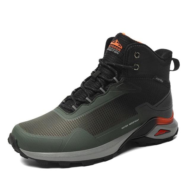 Men’s Camouflage Hiking Shoes – Breathable Non-Slip Outdoor Sneakers