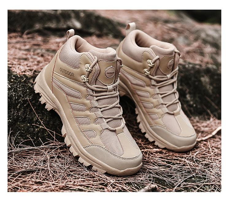 Men’s Winter Hiking Boots – Waterproof Ankle Outdoor Walking Shoes