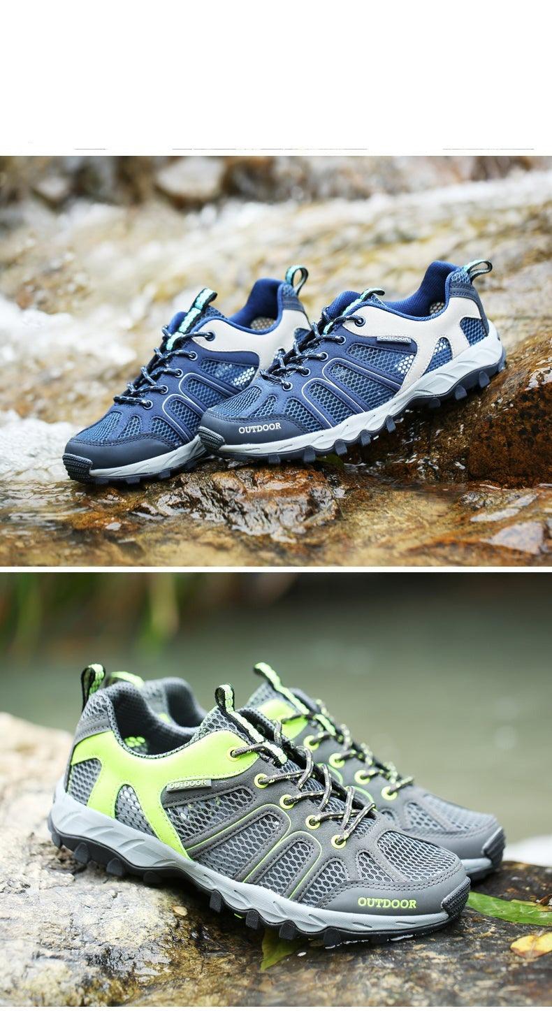 Men’s Waterproof Hiking Shoes – Breathable Lightweight Outdoor Trainers