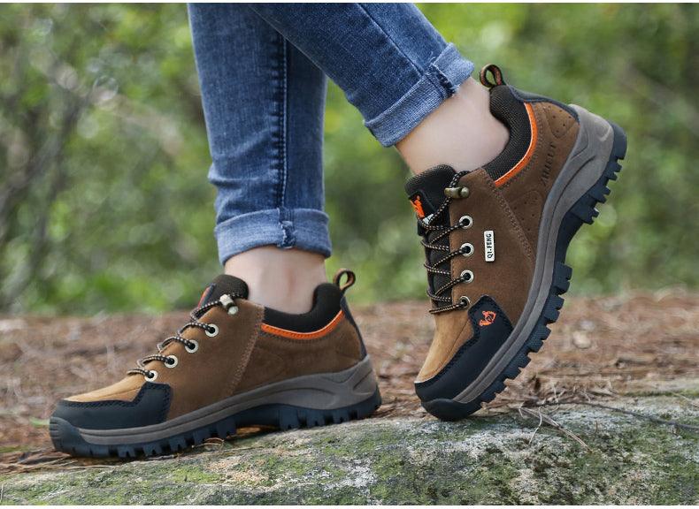 Unisex Winter Warm Hiking Shoes – Non-Slip Outdoor Sports Sneakers