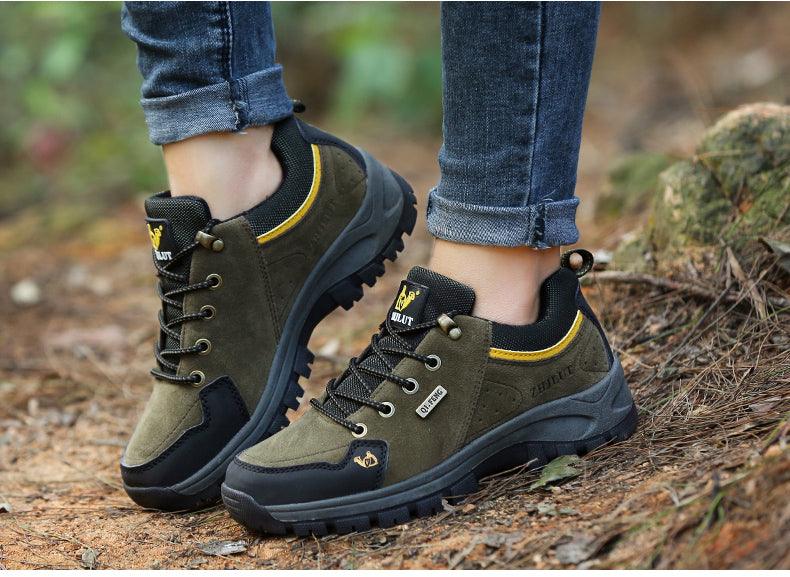 Unisex Winter Warm Hiking Shoes – Non-Slip Outdoor Sports Sneakers