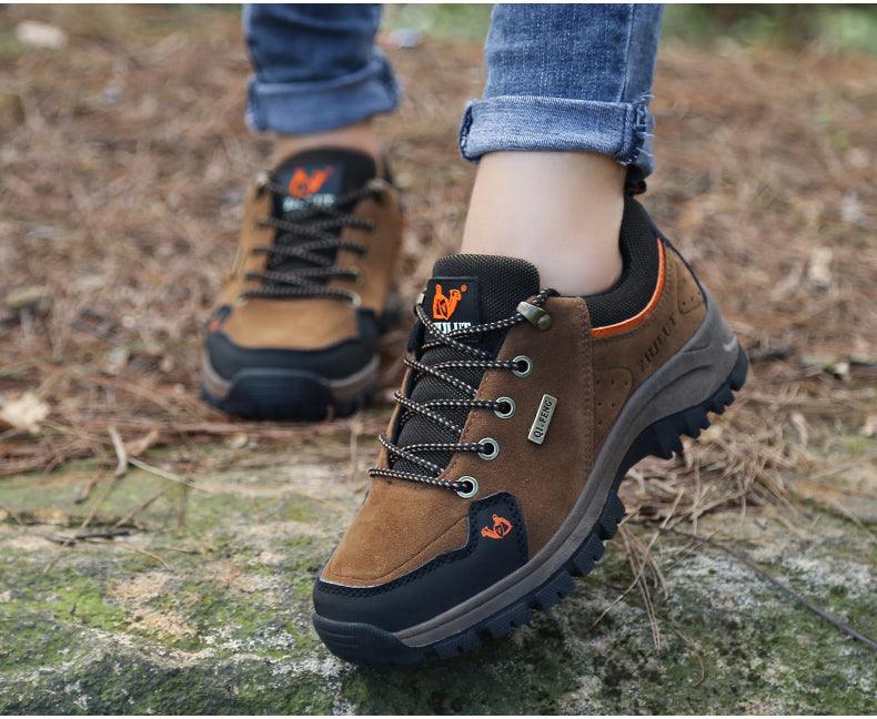Unisex Winter Warm Hiking Shoes – Non-Slip Outdoor Sports Sneakers