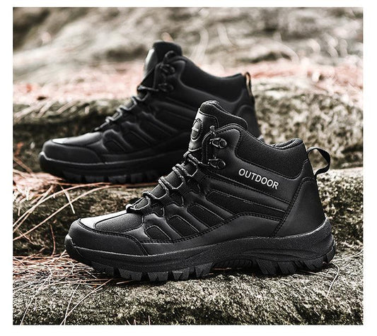Men’s Winter Hiking Boots – Waterproof Ankle Outdoor Walking Shoes